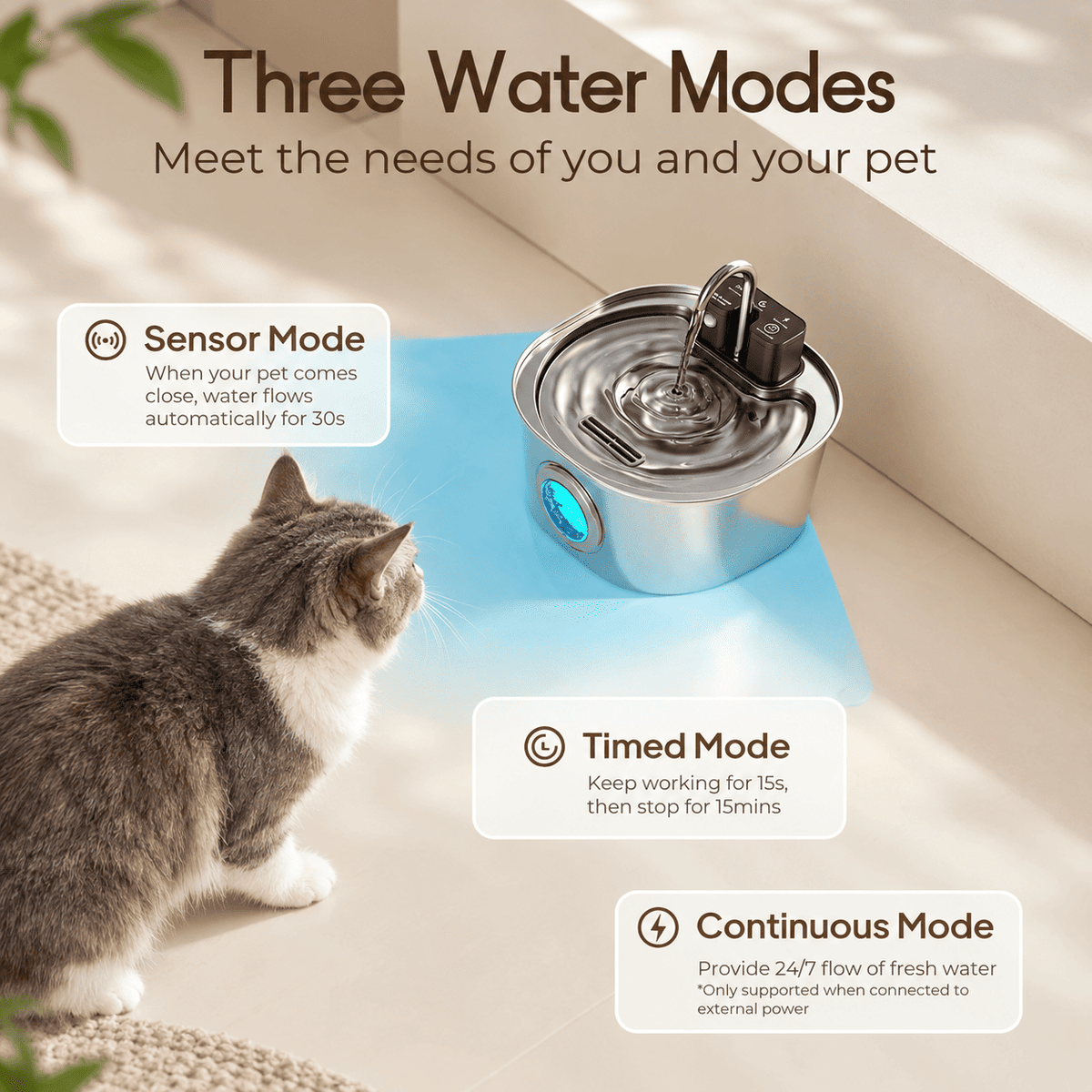 The Cat Fountain™ Health Bundle - Wireless